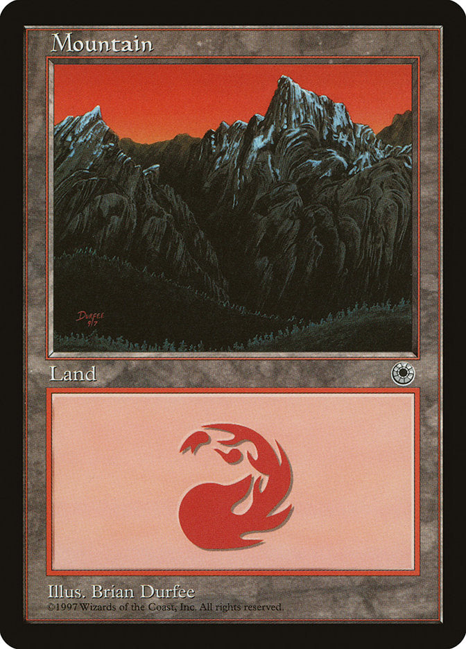 Mountain (9/7 Signature / Peak on Left) [Portal] | Chromatic Games