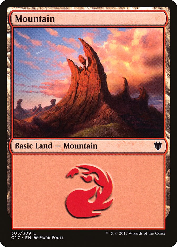 Mountain (305) [Commander 2017] | Chromatic Games
