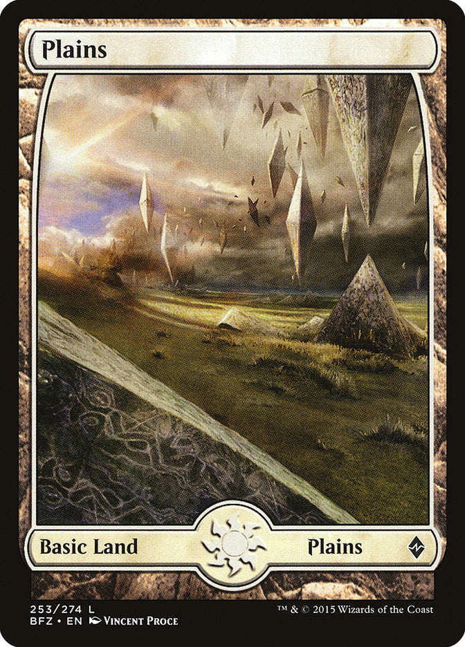 Plains (253) (Full Art) [Battle for Zendikar] | Chromatic Games