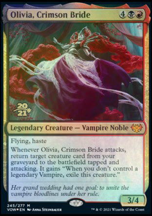 Olivia, Crimson Bride [Innistrad: Crimson Vow Prerelease Promos] | Chromatic Games