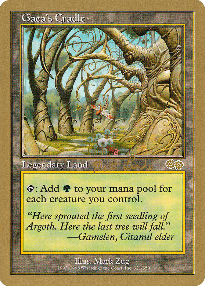 Gaea's Cradle (Matt Linde) [World Championship Decks 1999] | Chromatic Games