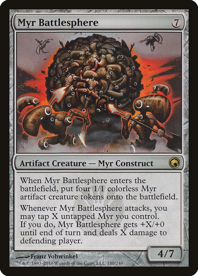 Myr Battlesphere [Scars of Mirrodin] | Chromatic Games