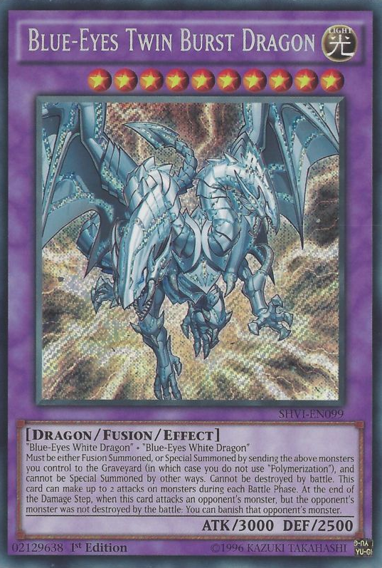 Blue-Eyes Twin Burst Dragon [SHVI-EN099] Secret Rare | Chromatic Games