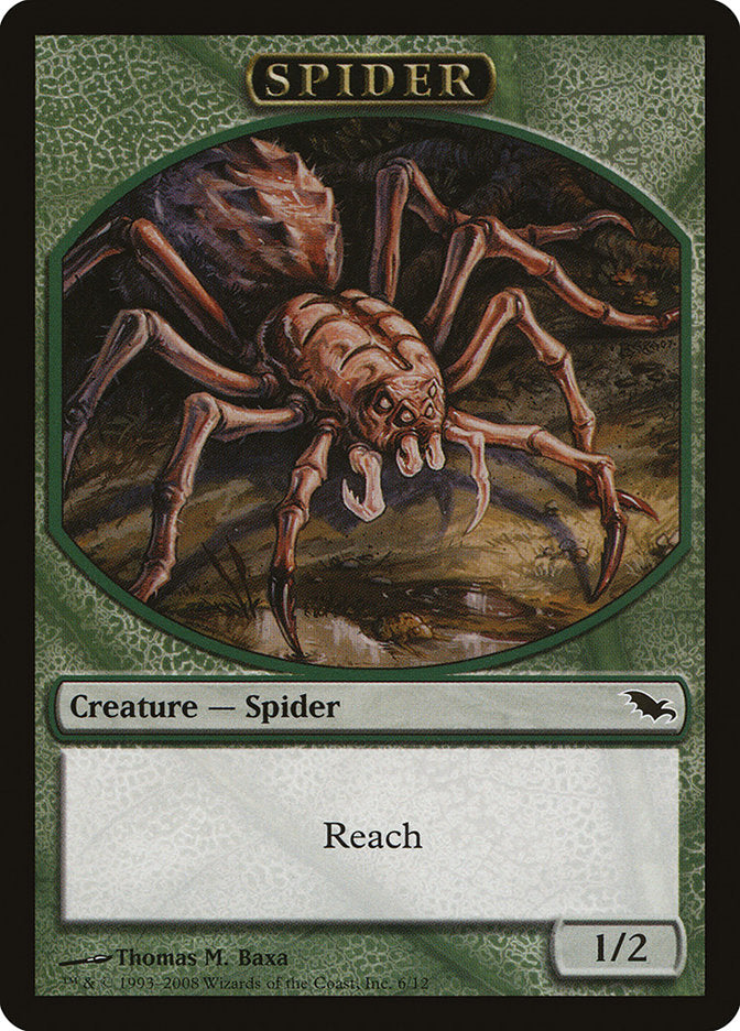 Spider Token [Shadowmoor Tokens] | Chromatic Games