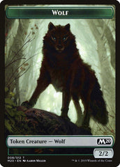 Zombie // Wolf Double-Sided Token [Game Night 2019 Tokens] | Chromatic Games