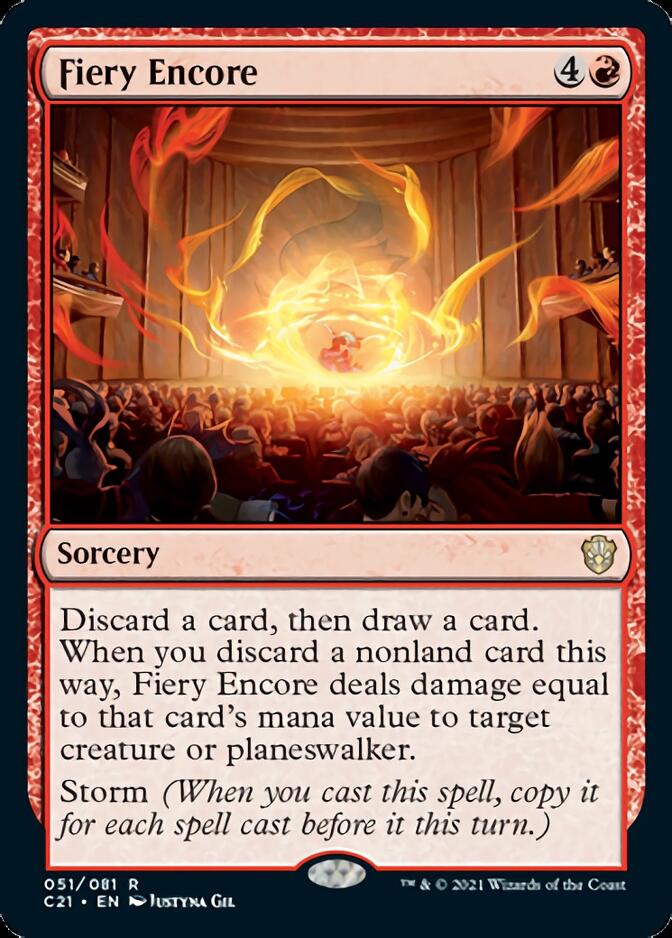 Fiery Encore [Commander 2021] | Chromatic Games