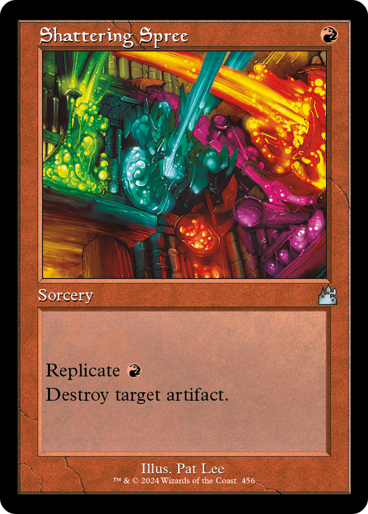 Shattering Spree (Retro Frame) [Ravnica Remastered] | Chromatic Games