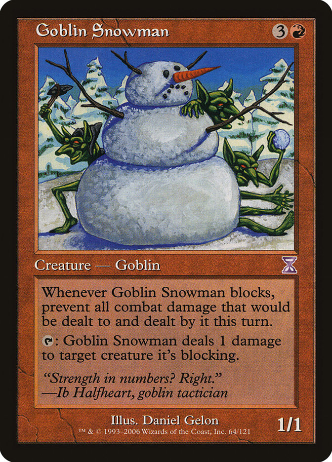 Goblin Snowman [Time Spiral Timeshifted] | Chromatic Games