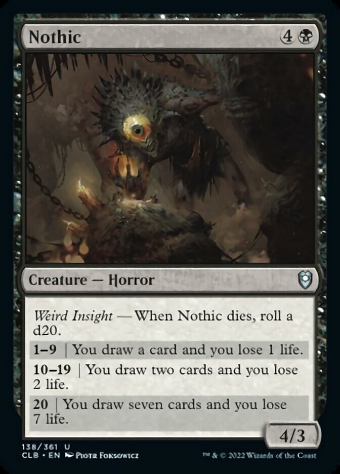 Nothic [Commander Legends: Battle for Baldur's Gate] | Chromatic Games