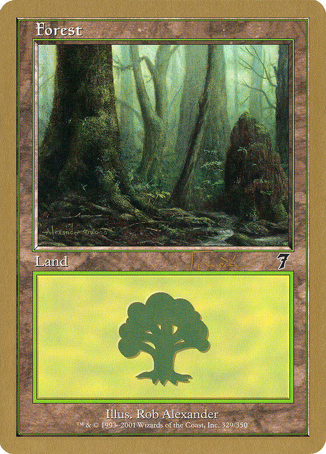 Forest (jt329) (Jan Tomcani) [World Championship Decks 2001] | Chromatic Games