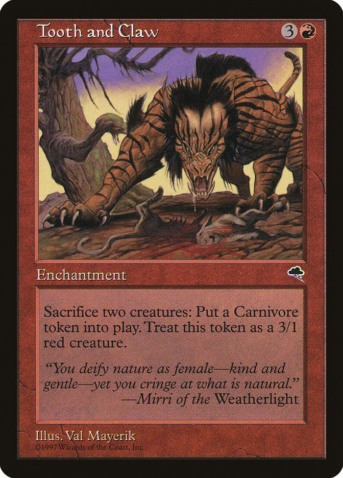 Tooth and Claw [Tempest] | Chromatic Games
