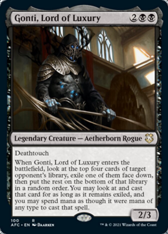 Gonti, Lord of Luxury [Dungeons & Dragons: Adventures in the Forgotten Realms Commander] | Chromatic Games