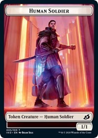 Human Soldier (005) // Zombie Double-Sided Token [Commander 2020 Tokens] | Chromatic Games