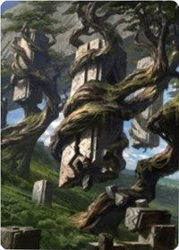 Forest 2 Art Card [Zendikar Rising Art Series] | Chromatic Games