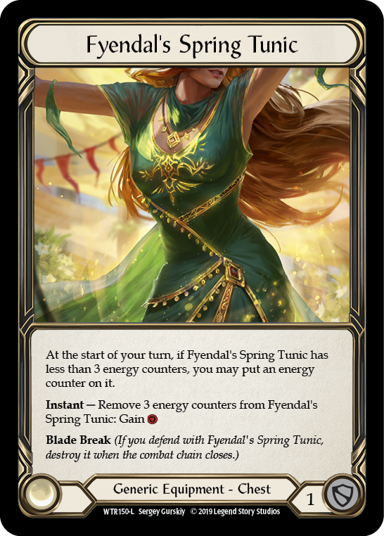 Fyendal's Spring Tunic [WTR150-L] (Welcome to Rathe)  Alpha Print Cold Foil | Chromatic Games