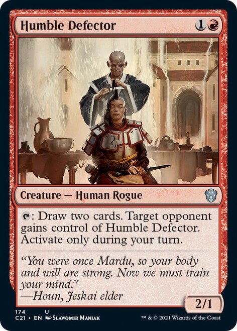 Humble Defector [Commander 2021] | Chromatic Games