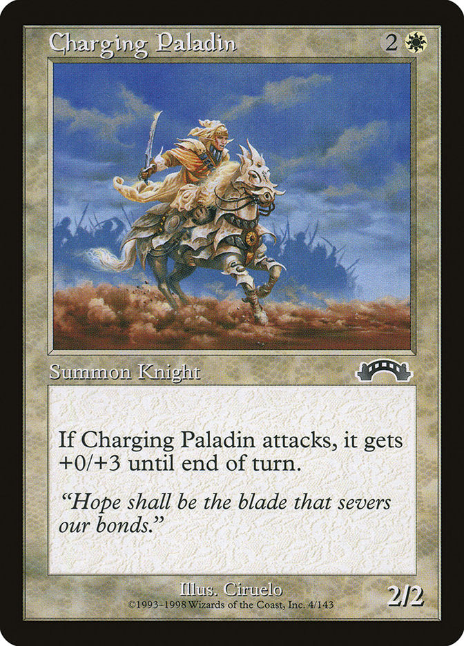 Charging Paladin [Exodus] | Chromatic Games