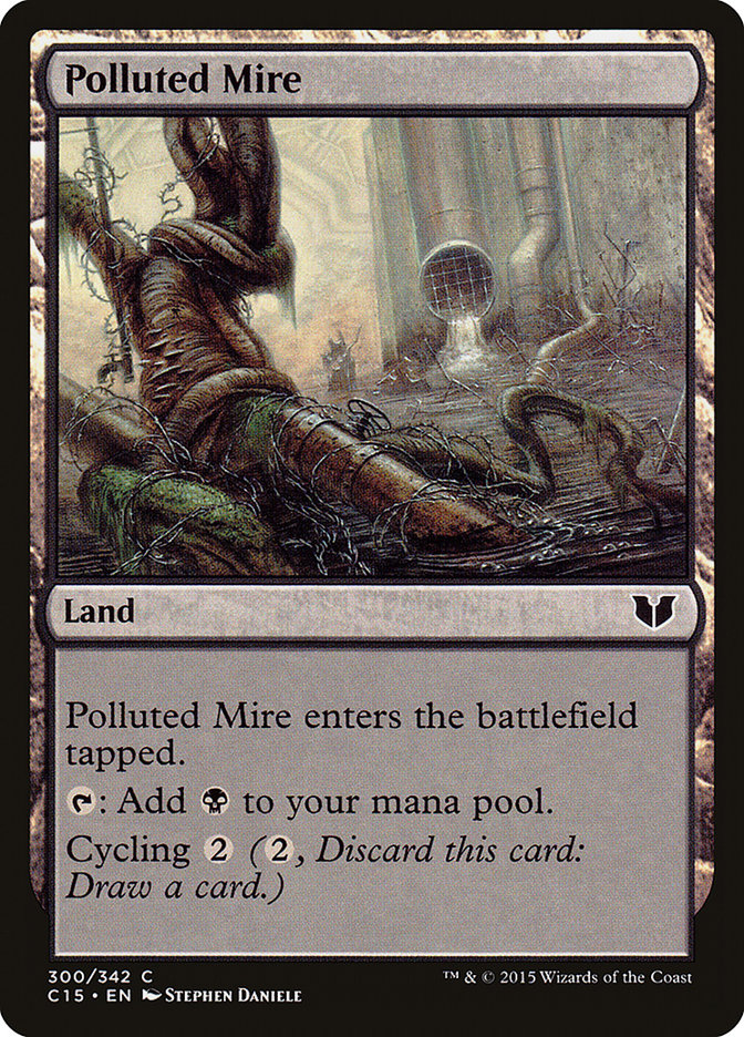 Polluted Mire [Commander 2015] | Chromatic Games