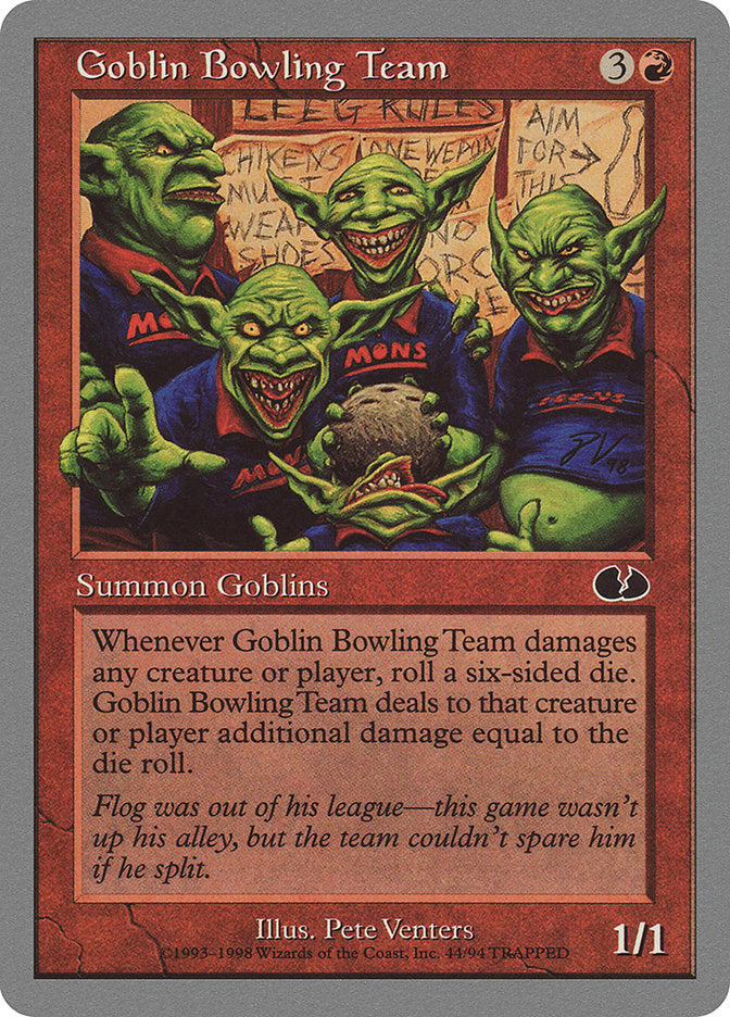 Goblin Bowling Team [Unglued] | Chromatic Games