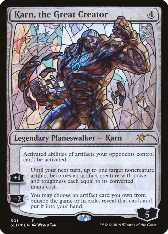 Karn, the Great Creator (Stained Glass) [Secret Lair Drop Promos] | Chromatic Games