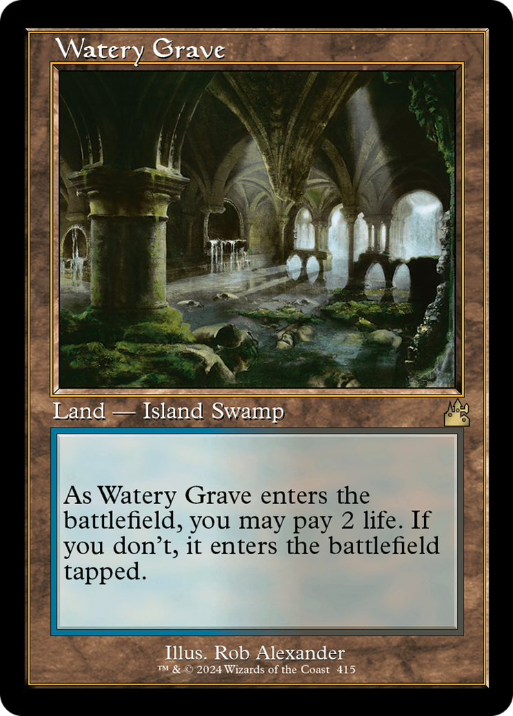 Watery Grave (Retro) [Ravnica Remastered] | Chromatic Games