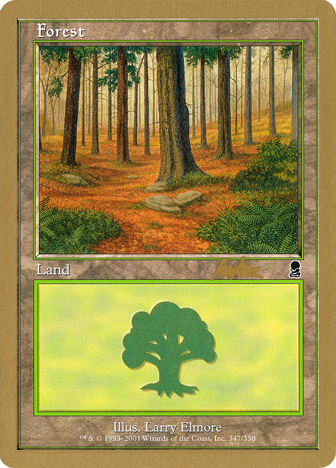 Forest (bk347) (Brian Kibler) [World Championship Decks 2002] | Chromatic Games