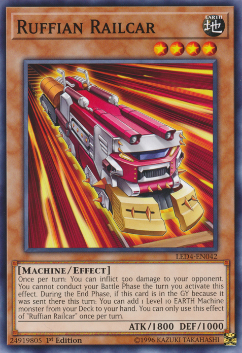 Ruffian Railcar [LED4-EN042] Common | Chromatic Games