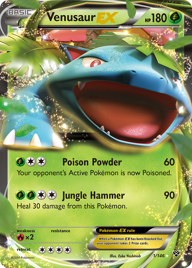 Venusaur EX (1/146) [XY: Base Set] | Chromatic Games