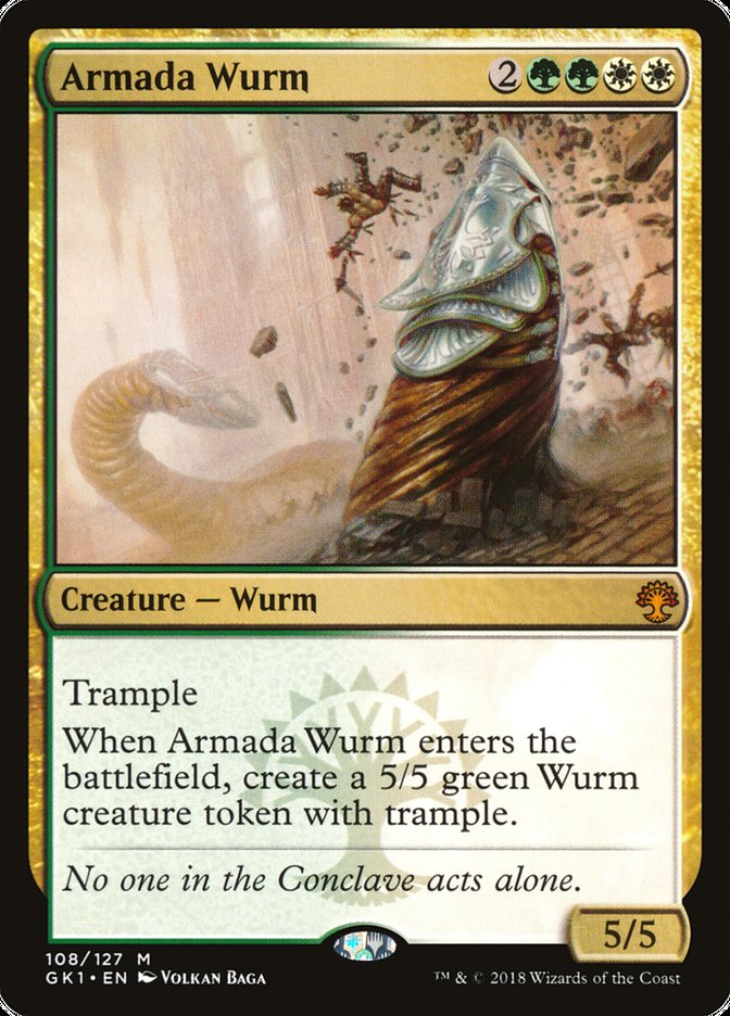 Armada Wurm [Guilds of Ravnica Guild Kit] | Chromatic Games