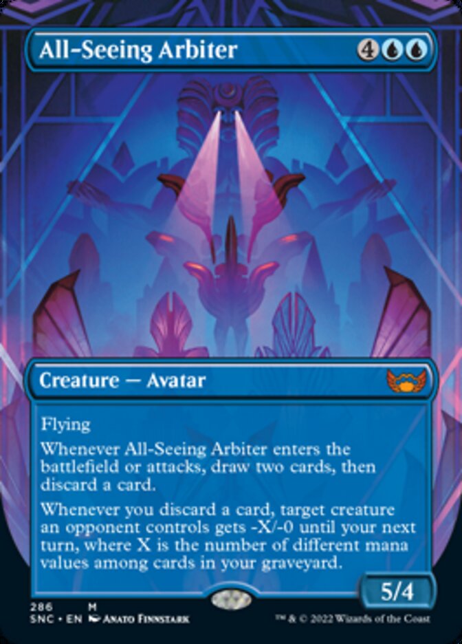 All-Seeing Arbiter (Borderless Alternate Art) [Streets of New Capenna] | Chromatic Games