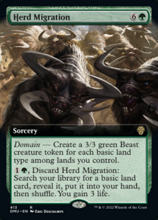 Herd Migration (Extended Art) [Dominaria United] | Chromatic Games