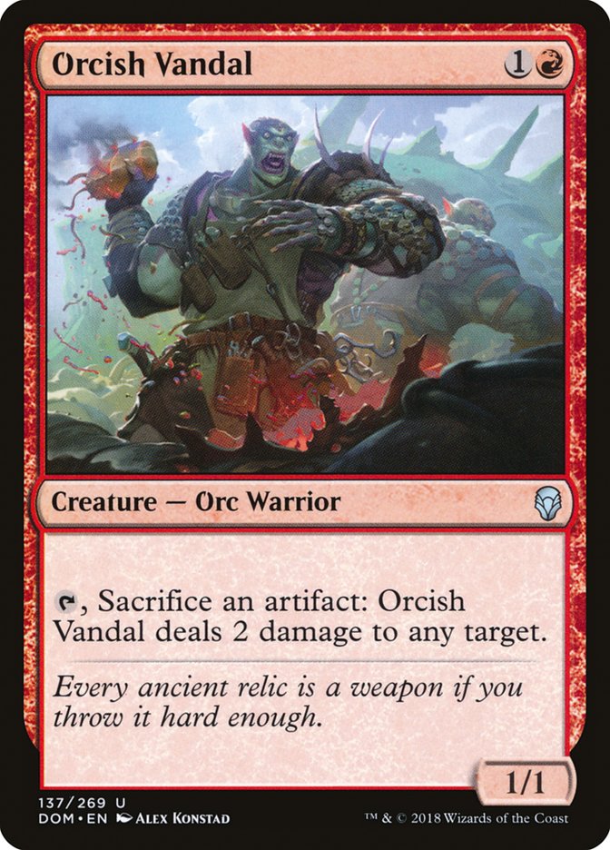 Orcish Vandal [Dominaria] | Chromatic Games