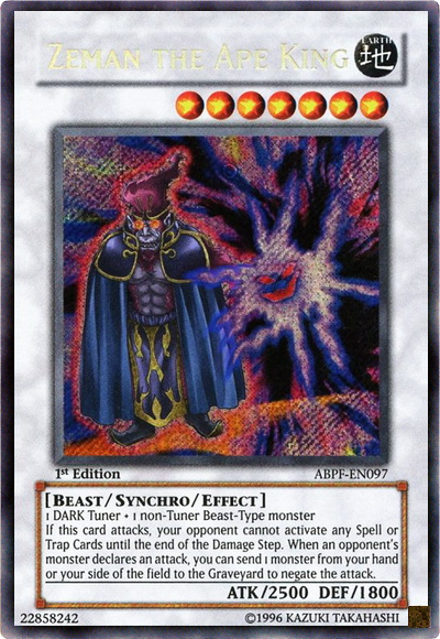 Zeman the Ape King [ABPF-EN097] Secret Rare | Chromatic Games