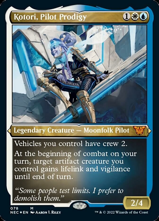Kotori, Pilot Prodigy (Showcase Display Commander) [Kamigawa: Neon Dynasty Commander] | Chromatic Games