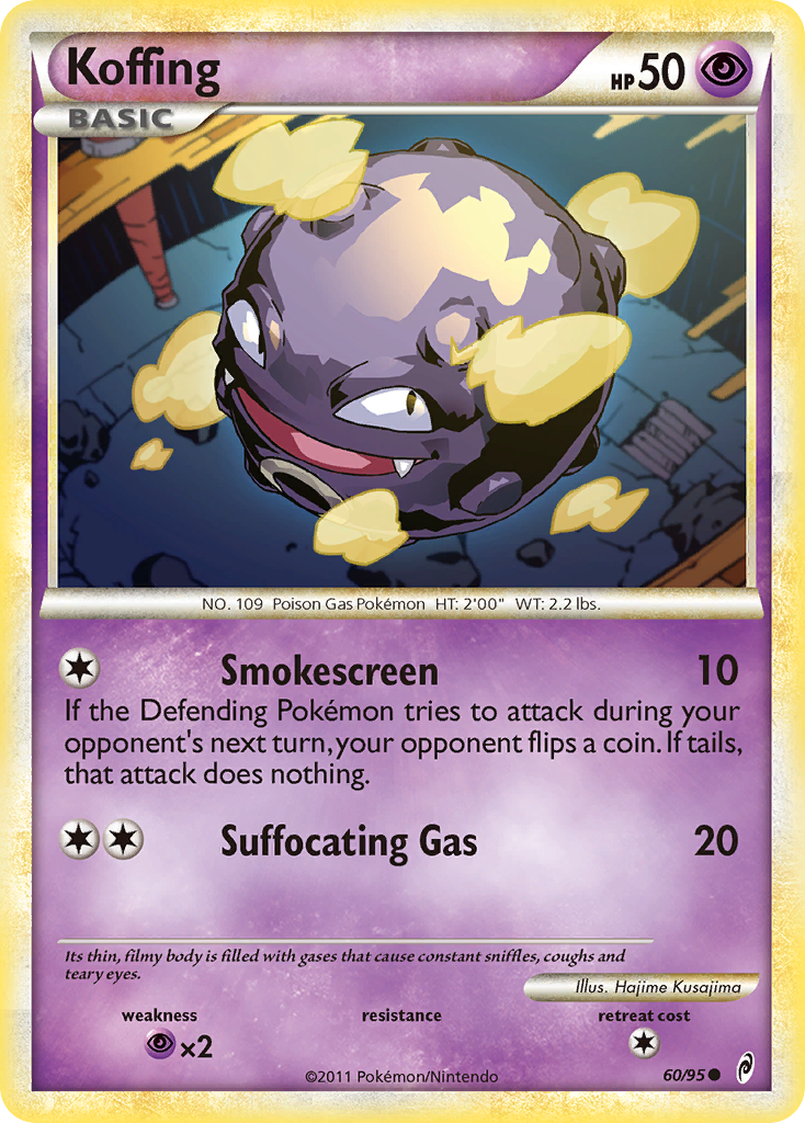 Koffing (60/95) [HeartGold & SoulSilver: Call of Legends] | Chromatic Games