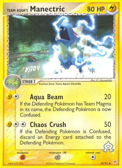 Team Aqua's Manectric [Team Magma vs Team Aqua] | Chromatic Games