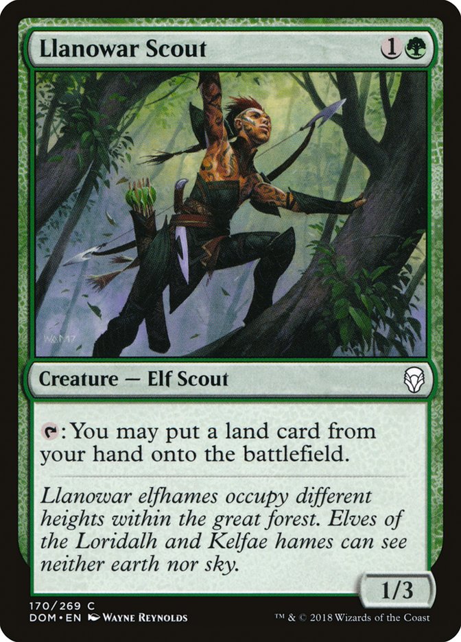 Llanowar Scout [Dominaria] | Chromatic Games