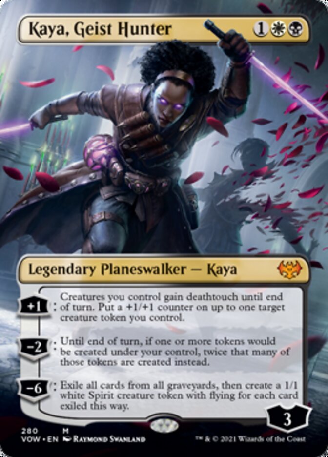 Kaya, Geist Hunter (Borderless) [Innistrad: Crimson Vow] | Chromatic Games