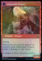 Smoldering Egg // Ashmouth Dragon [Innistrad: Midnight Hunt Prerelease Promos] | Chromatic Games