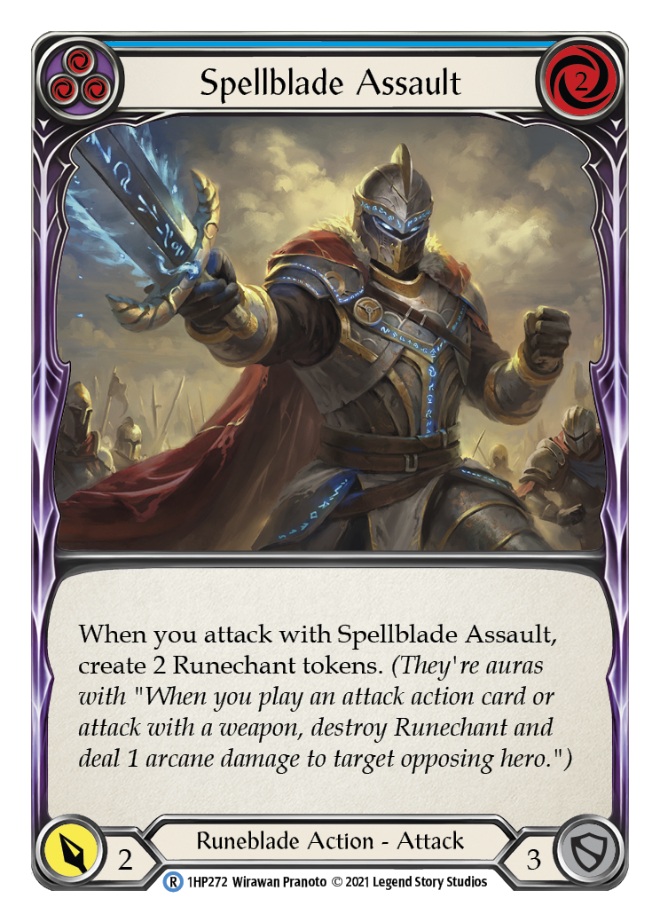 Spellblade Assault (Blue) [1HP272] (History Pack 1) | Chromatic Games