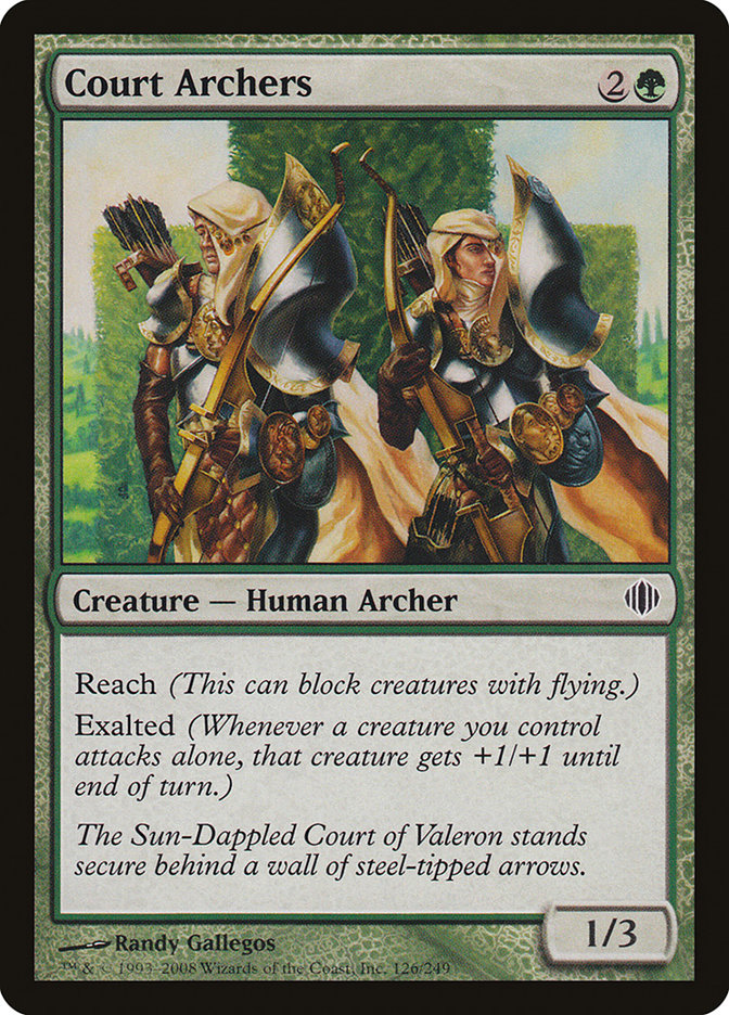 Court Archers [Shards of Alara] | Chromatic Games