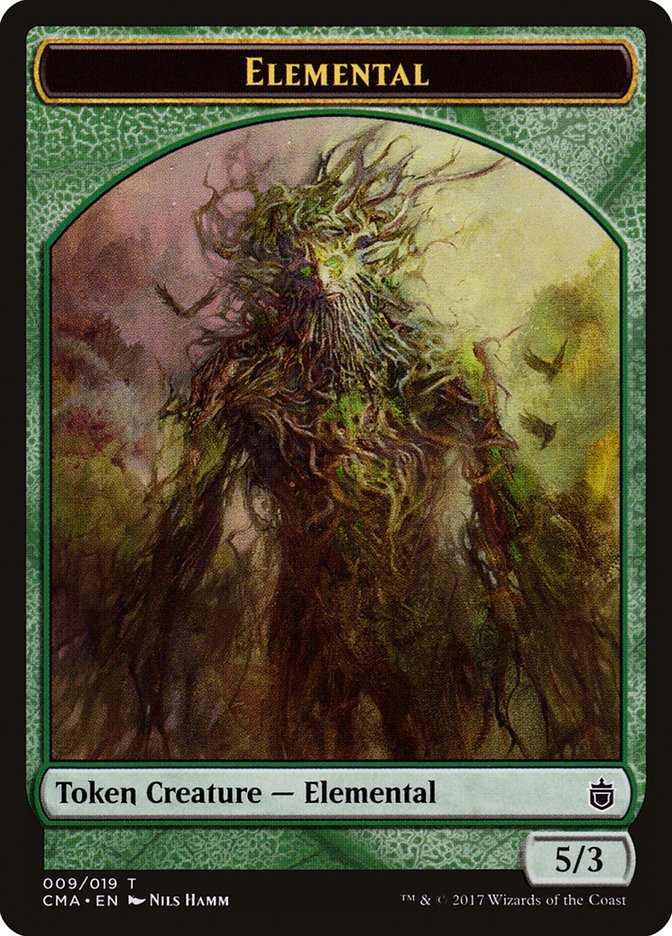 Elemental Token [Commander Anthology Tokens] | Chromatic Games