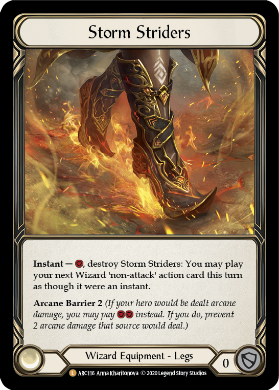 Storm Striders [U-ARC116] (Arcane Rising Unlimited)  Unlimited Rainbow Foil | Chromatic Games