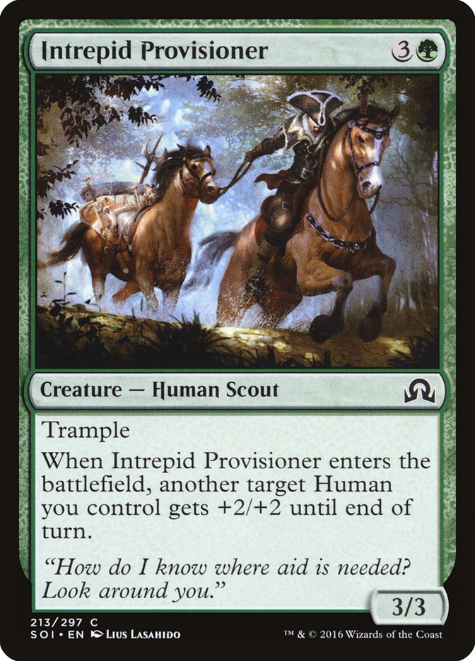 Intrepid Provisioner [Shadows over Innistrad] | Chromatic Games