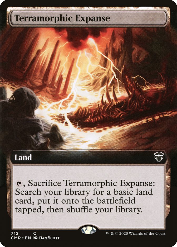 Terramorphic Expanse (Extended Art) [Commander Legends] | Chromatic Games