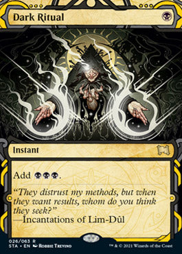 Dark Ritual (Foil Etched) [Strixhaven: School of Mages Mystical Archive] | Chromatic Games