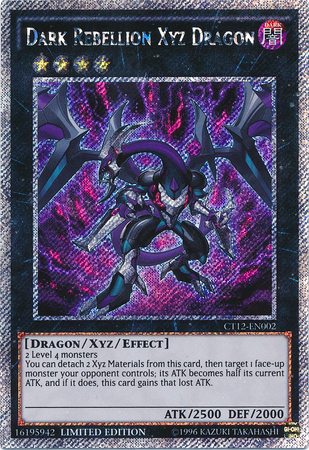 Dark Rebellion Xyz Dragon [CT12-EN002] Secret Rare | Chromatic Games