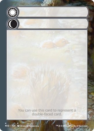 Helper Card (4/9) [Innistrad: Midnight Hunt Tokens] | Chromatic Games