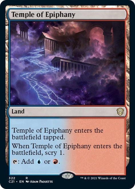 Temple of Epiphany [Commander 2021] | Chromatic Games