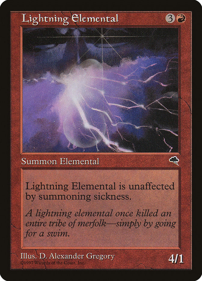 Lightning Elemental [Tempest] | Chromatic Games